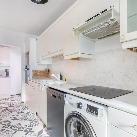 Apartamento Cozy, Private Parking And Office With Screen 74 M2 Asnières